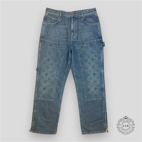 louis vuitton monogram carpenter pants